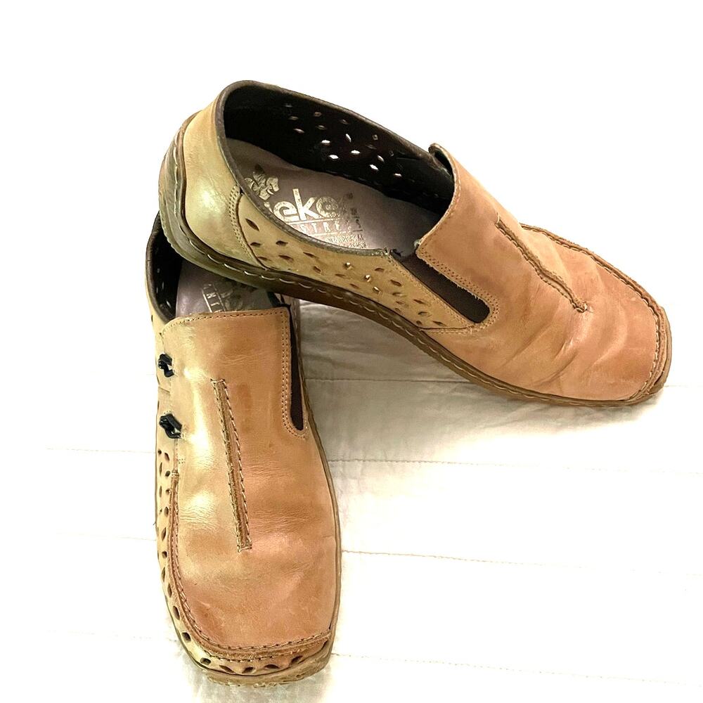 Comfort Slip-On Women’s Loafers in Tan #3487